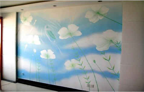 遵义画墙绘怎么画好白云的蓬松感？