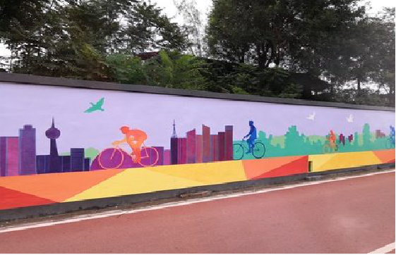 遵义墙体彩绘-围墙