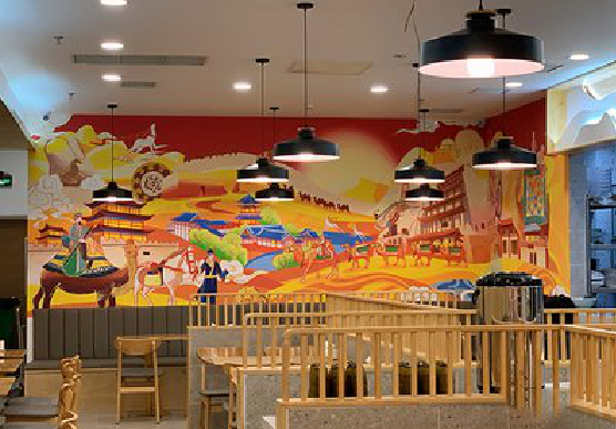 遵义商业空间彩绘介绍。