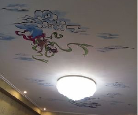 遵义如何快速绘制天花板上的手绘墙？